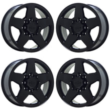 Load image into Gallery viewer, 20&quot; Chevrolet Silverado 2500 3500 Black wheels rims Factory OEM set 5503
