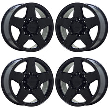 Load image into Gallery viewer, 20&quot; GMC Sierra 2500 3500 Black wheels rims Factory OEM set 5503
