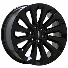 Load image into Gallery viewer, 22&quot; LINCOLN Navigator Black wheels rims Factory OEM set 10498
