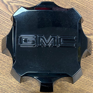 7" GMC Sierra 2500, 3500 OEM Black Center Cap #23378308 single