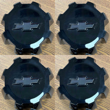 Load image into Gallery viewer, 6 7/8&quot; Chevrolet Silverado 2500, 3500 SRW Black OEM Center Cap #23494288 set
