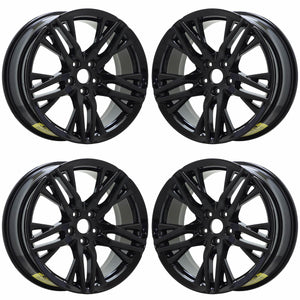 19" Honda Accord Black wheels rims Factory OEM set 10322 EXCHANGE