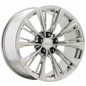 19" Cadillac CT5-V BlackWing PVD Chrome wheels rims OEM 14072 14074 EXCHANGE