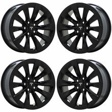 Load image into Gallery viewer, 19&quot; Tesla Model S Black wheels rims Factory OEM set 97755 EXCHANGE
