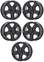 Load image into Gallery viewer, 17&quot; Jeep Wrangler Gladiator 2007-2023 Black wheels rims Factory OEM 9216 set 5
