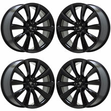 Load image into Gallery viewer, 22&quot; Tesla Model X Black wheels rims Factory OEM set 97771 97845 EXCHANGE
