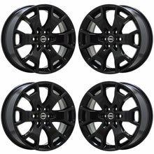 Load image into Gallery viewer, 18&quot; Nissan Frontier Xterra Black wheels rims Factory OEM set 62613 EXCHANGE
