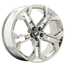 Load image into Gallery viewer, 21&quot; BMW X5 X6 PVD Chrome wheels rims Factory OEM set 86465 86467 EXCHANGE
