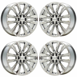 20" Cadillac XT5 XT6 PVD Chrome wheels rims Factory OEM set 4871