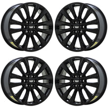 Load image into Gallery viewer, 20&quot; Cadillac XT5 XT6 Black wheels rims Factory OEM set 4871
