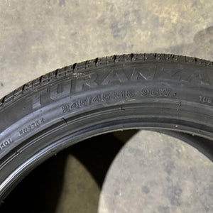 2454518 245/45R18 96W Bridgestone Turanza ER33 tire single 9/32