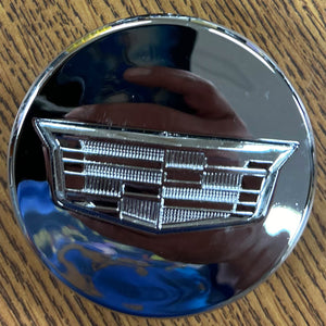 2 5/8" Cadillac ATS, CT4, CT5, CTS, XT5, XT6 Chrome Center Cap #23212548 single