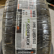 Load image into Gallery viewer, 2155517 215/55R17 - 94H Hankook Kinergy ST H735 tire set 8.5/32
