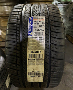 2753518 275/35R18 - 95Y Michelin Pilot Sport A/S 4 (run flat) tire (x2) 10/32