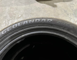 2255518 225/55R18 - 98H Yokohama Geolander G055 tire set 10/32