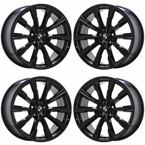 20" BMW X5 X6 Black wheels rims Factory OEM set 86461