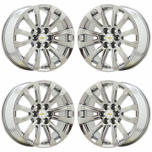 18" Chevrolet Colorado PVD Chrome wheels rims Factory OEM set 14023 EXCHANGE