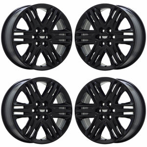 20" Cadillac SRX Black wheels rims Factory OEM GM set 5953 EXCHANGE