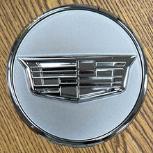 Load image into Gallery viewer, 2 5/8&quot; Cadillac Lyriq, XT4 OEM Silver Center Cap #84638166 single
