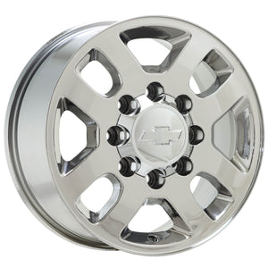 18" Chevrolet Silverado 2500 3500 PVD Chrome wheels rims OEM set 4 5502 EXCHANGE