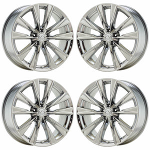 20" BMW X5 X6 Bright Chrome wheels rims Factory OEM set 86461