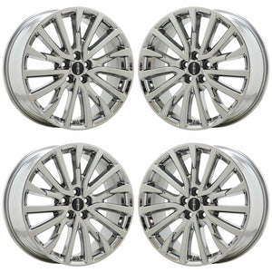 19" Lincoln Continental Chrome wheels rims Factory OEM set 10090 EXCHANGE