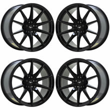 Load image into Gallery viewer, 19&quot; Ford Mustang Shelby GT350 Black wheels OEM set 10053 10054 EXCHANGE
