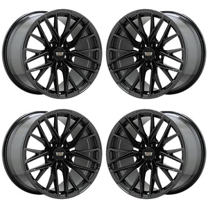 19" Cadillac CT5-V PVD Black Chrome wheels rims Factory OEM 6956 6960 EXCHANGE