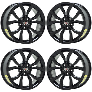 18x8" 18x9 Cadillac ATS Coupe Black wheels rims Factory OEM set 4704 4706