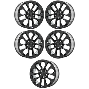 20" Jeep Wrangler Gladiator Black wheels rim Factory OEM set5 9262 EXCHANGE