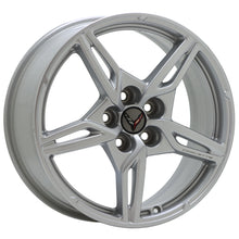 Load image into Gallery viewer, 19x8.5&quot; 20x11&quot; Corvette C8 Silver wheels rims Factory OEM GM set 14007 14008
