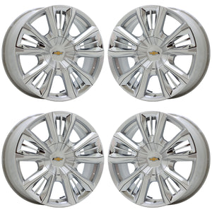 22" Silverado 1500 Suburban Tahoe 1500 Silver wheels rims set 4 14046