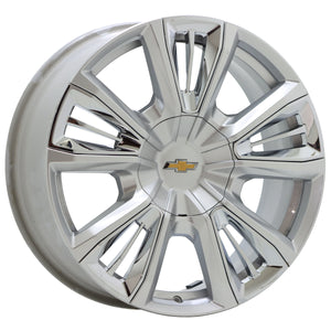 22" Silverado 1500 Suburban Tahoe 1500 Silver wheel rim single 14046