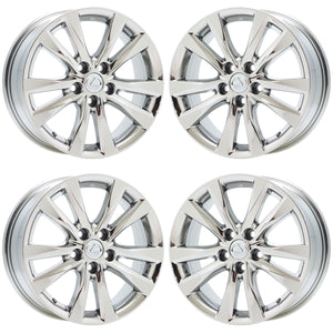 17" Lexus ES350 PVD Chrome wheels rims Factory OEM set 74225 EXCHANGE