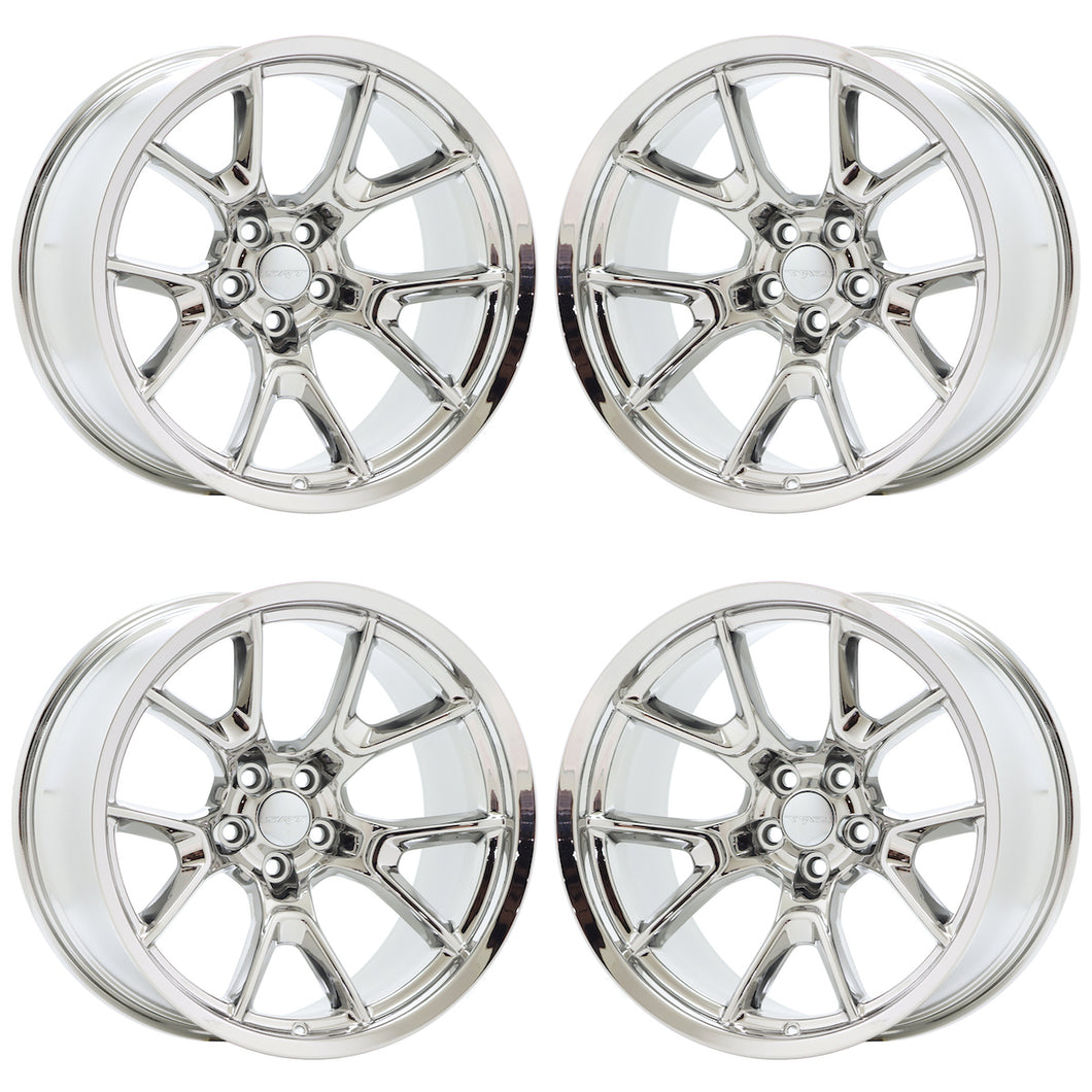 20x11 Charger Challenger Wide-Body PVD Chrome wheels rims Factory 96742 EXCHANGE