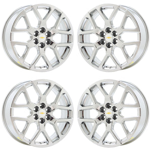 20" Chevrolet Blazer PVD Chrome wheels rims Factory OEM set 14084