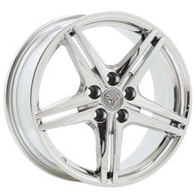 Load image into Gallery viewer, 19x8.5&quot; 20x11&quot; Corvette C8 PVD Chrome wheels Factory OEM 8126 8127 EXCHANGE
