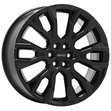 Load image into Gallery viewer, 22&quot; GMC Acadia Gloss Black wheels rims Factory GM set gv066 EXCHANGE
