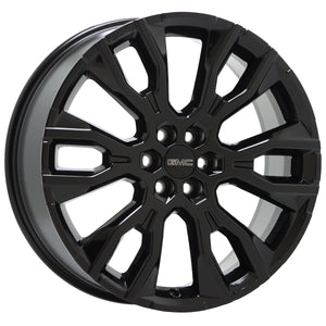 22" GMC Acadia Gloss Black wheels rims Factory GM set gv066 EXCHANGE