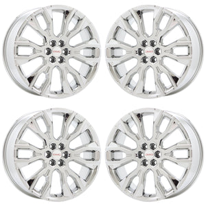 22" GMC Acadia PVD Chrome wheels rims Factory GM set gv066 EXCHANGE