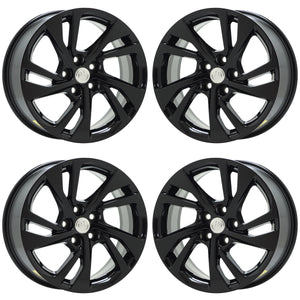 18" Buick Envision Gloss Black wheels rims Factory OEM set 4160 EXCHANGE