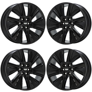 22" Cadillac Lyriq Gloss Black wheels rims Factory OEM 4880 EXCHANGE