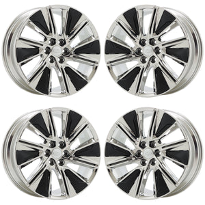 22" Cadillac Lyriq PVD Chrome wheels rims Factory OEM 4880 EXCHANGE