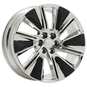 22" Cadillac Lyriq PVD Chrome wheels rims Factory OEM 4880 EXCHANGE