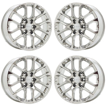 Load image into Gallery viewer, 22&quot; GMC Sierra Yukon Canyon PVD Chrome wheels rims Factory set 14079 EXCHANGE
