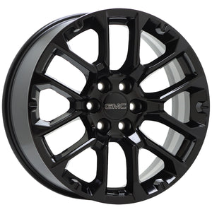 22" GMC Sierra Yukon Canyon Black wheels rims Factory set 14079 EXCHANGE