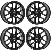 Load image into Gallery viewer, 22&quot; Chevrolet Silverado Tahoe Gloss Black wheels rims Factory set 14079 EXCHANGE
