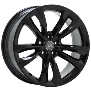 19" Audi Q7 Gloss Black wheels rims Factory OEM set 59011 EXCHANGE