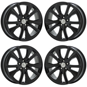 20" Acura RDX Gloss Black wheels rims Factory OEM set 71870 EXCHANGE