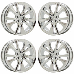 20" Acura RDX Bright Chrome wheels rims Factory OEM set 71870 EXCHANGE